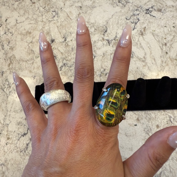 Set of two rings costume ewlery - Picture 3 of 8